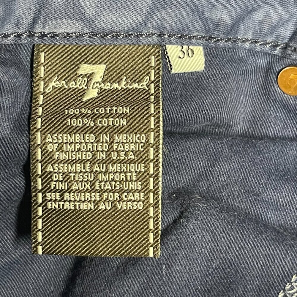 7 For All Mankind Slimmy Jeans – Men’s Size 36 – Blue - Picture 9 of 9
